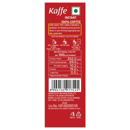 Kaffe Pure Instant Coffee 50 g (Buy 1 Get 1)